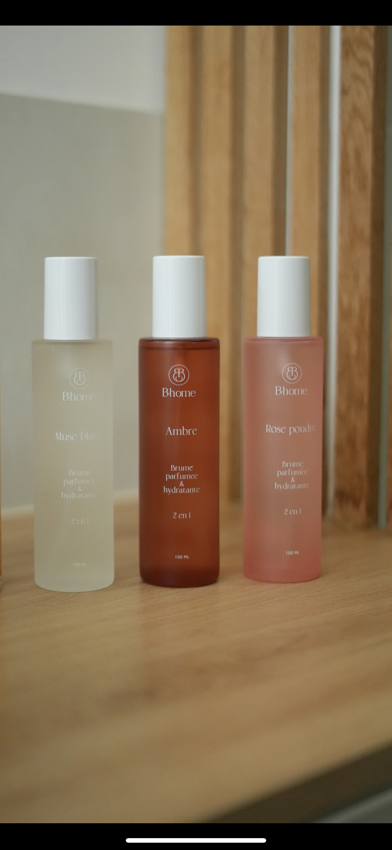 Coffret 3 BRUMES parfumées & hydratantes
