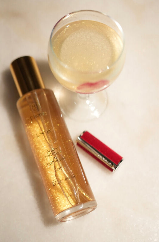 BRUME ROSE GOLD parfumée hydratante & pailletée